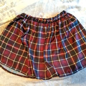 SHORT SCHOOLGIRL FLOWY SKIRT
